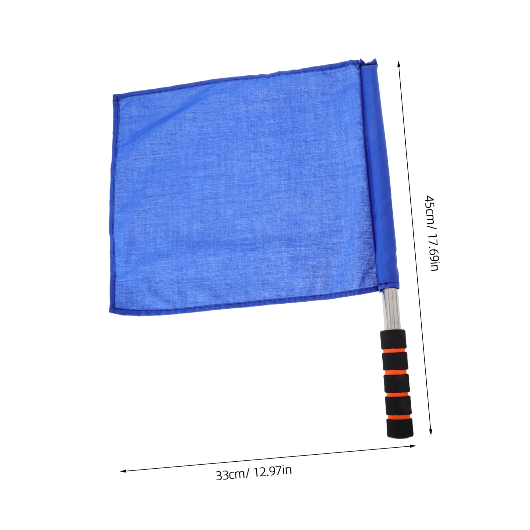 TOYANDONA 4pcs Soccer Referee Flags Signal Flags with Sponge Handle for Football Volleyball Matches Easy to Use Lightweight Reliable