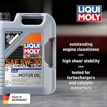 Liqui Moly Special Tec LL SAE 5W-30 | 5 L | Synthesis Technology Motor Oil | SKU: 2249