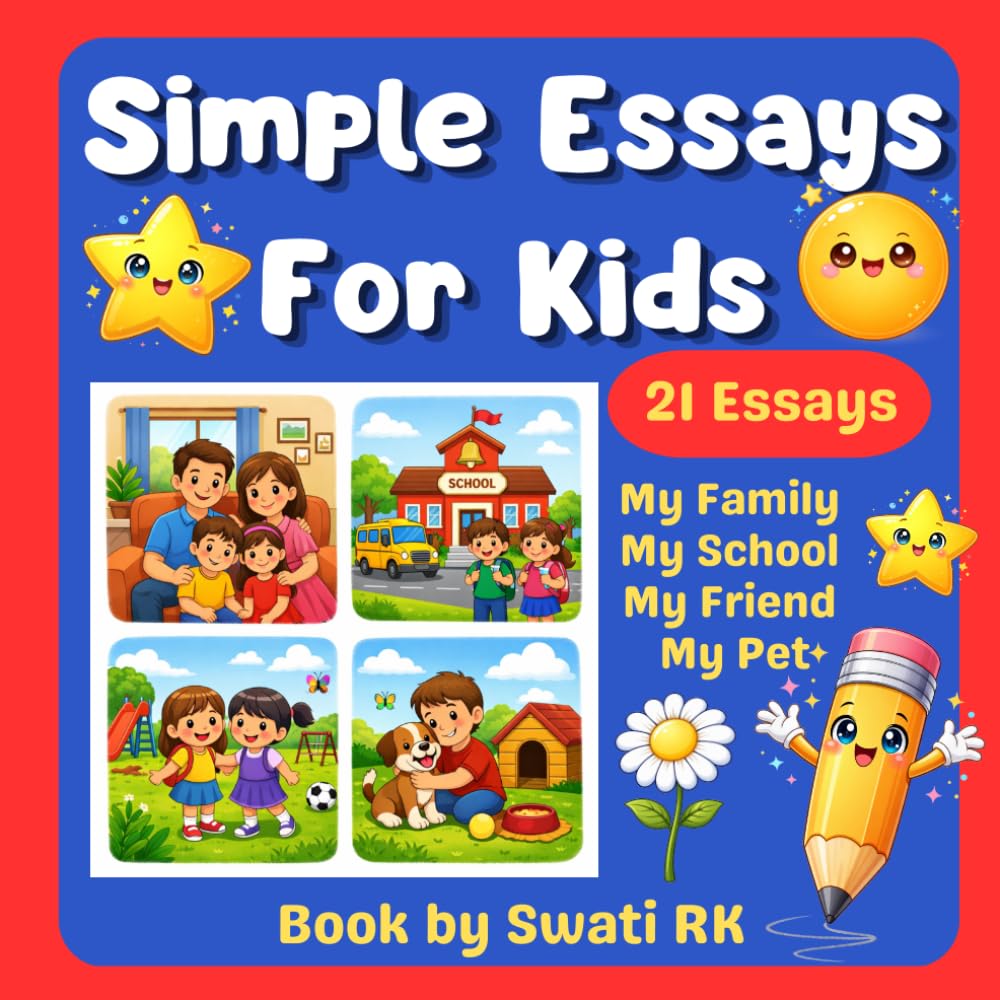 My Essay Book: Simple Essays for Kids | Easy English Writing for Beginners