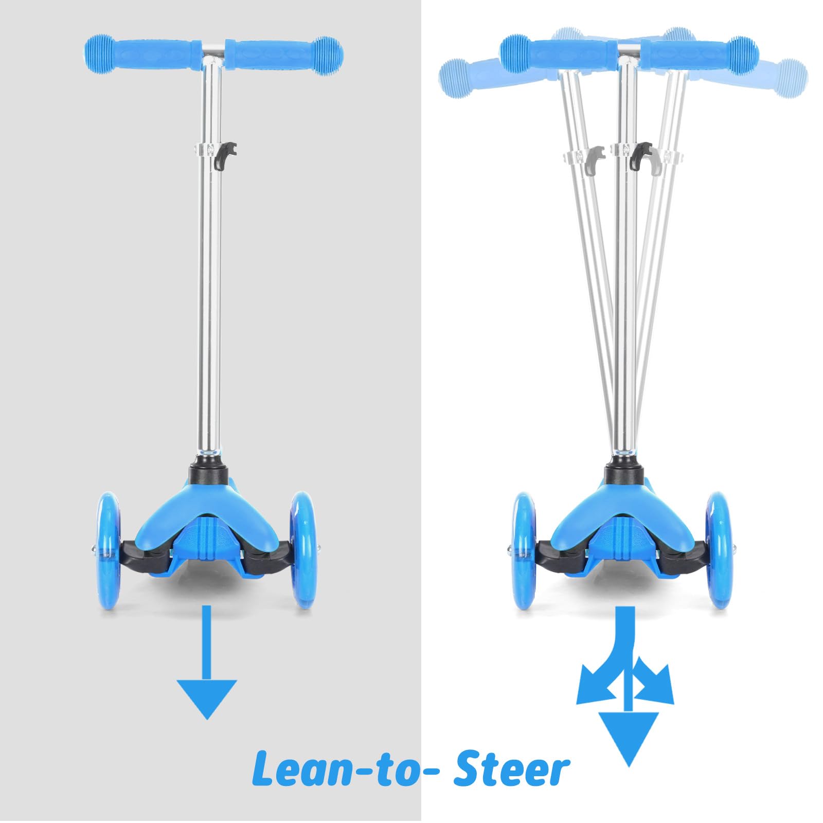 Patinete de 3 ruedas para niños de 2 a 6 años para niños y niñas