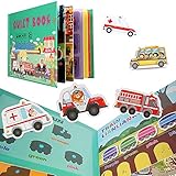 Quiet Book,Montessori Libro Tranquilo,Juego de Rompecabezasn,Libro Ocupado Resistente al Agua,Juego de Rompecabezas,Niñas y Niños Aprendizaje Regalo,para niños Preescolar educación temprana