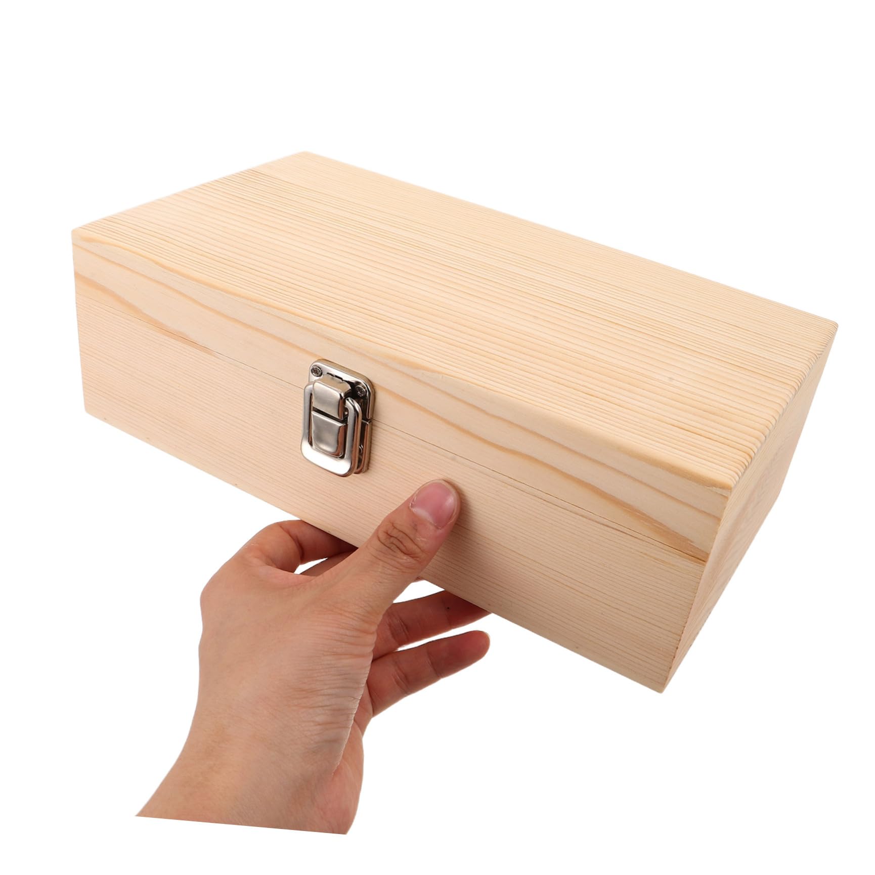 COHEALI Scatola di Legno per Batterie Aa con 55 Scomparti, Custodia Compatta e Protettiva per Batterie Litio, per Viaggi e Uffici con Facile Organizzazione