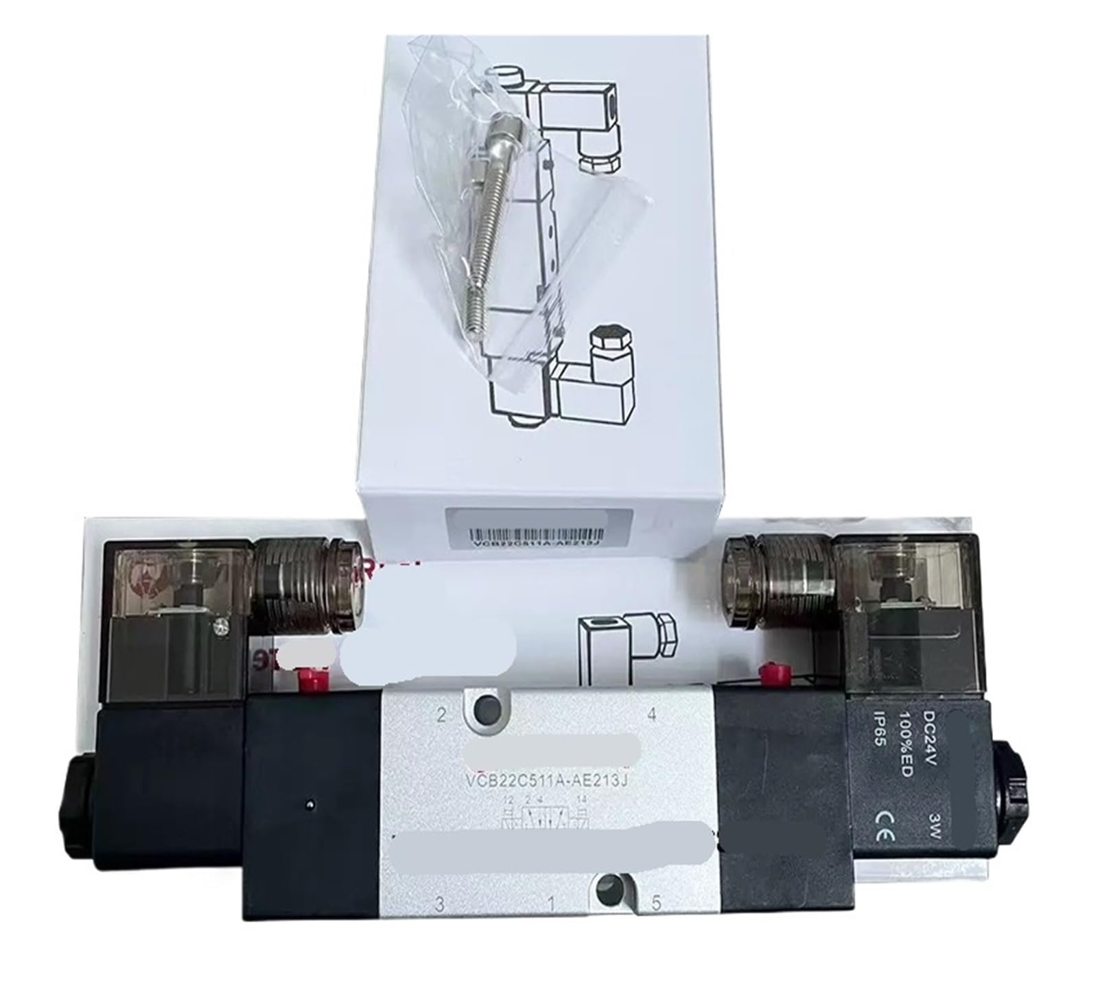 Électrovanne DC24V G1/4 VCB22C511A-AE213J pour contrôle fluide