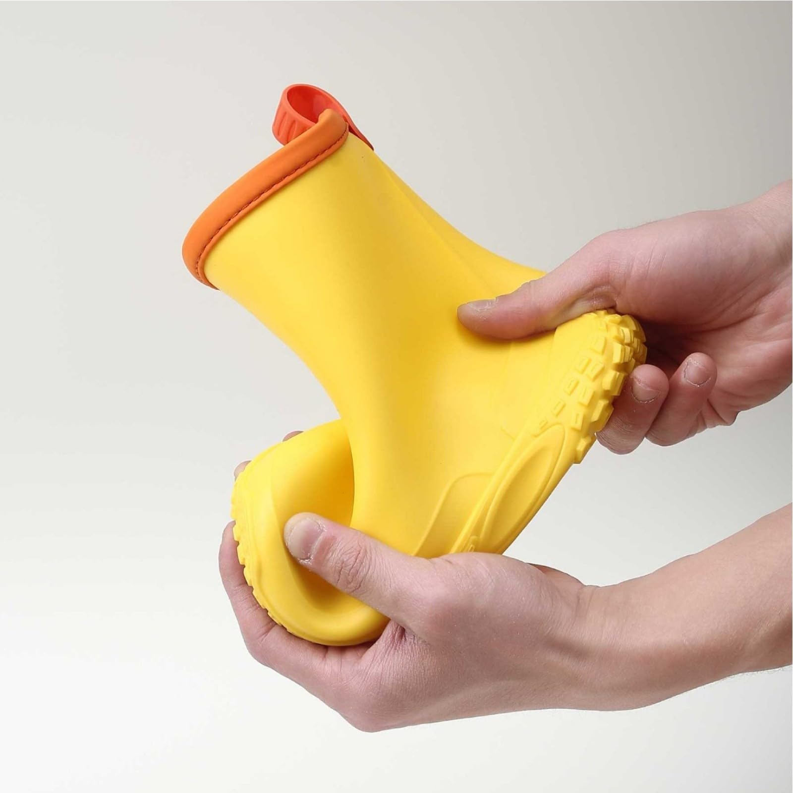 Gummistiefel Halbhoch Kinder für Jungen & Mädchen, wasserdichte Matschstiefel mit Profilsohle, Leichte Regenstiefel Garten und Flexible Regenstiefel