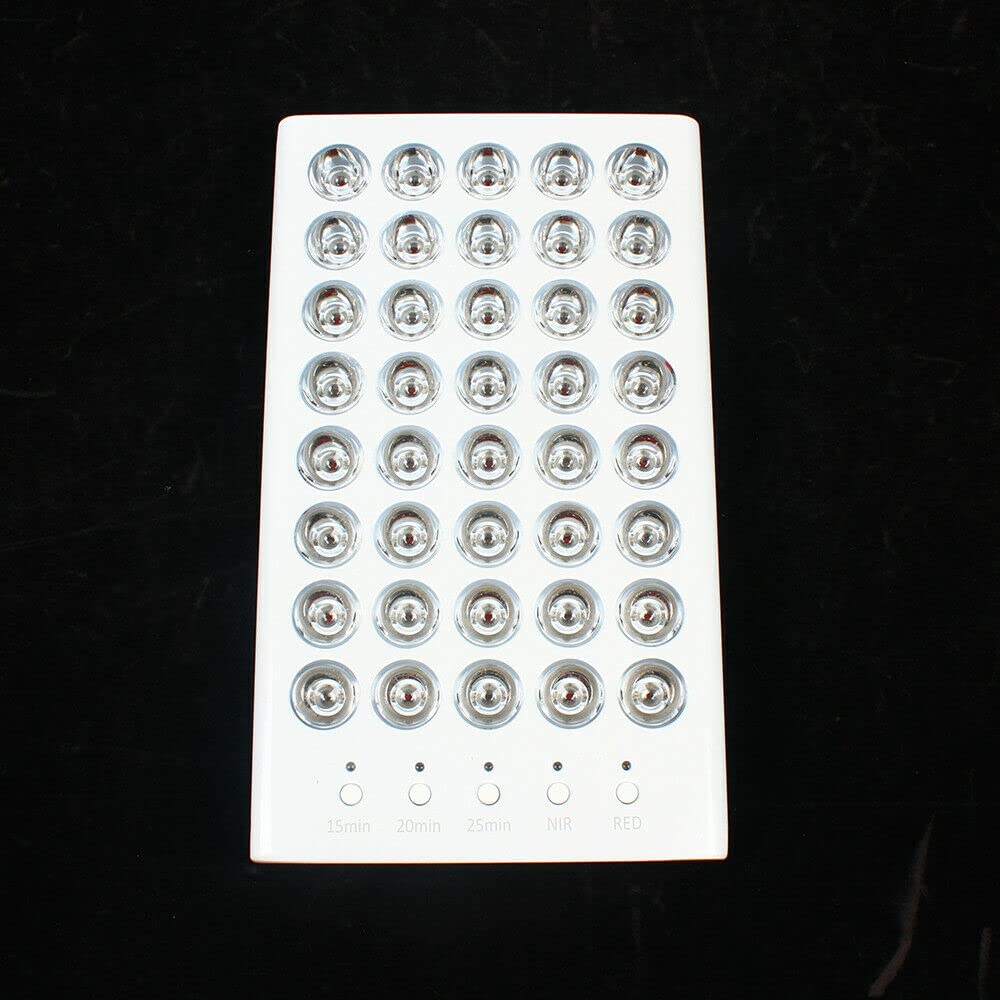 Lámpara De Luz Roja E Infrarroja Para Piel - Panel Con 4 Longitudes De Onda (660nm, 850nm, 583nm, 423nm), 12 Modos, Temporizador