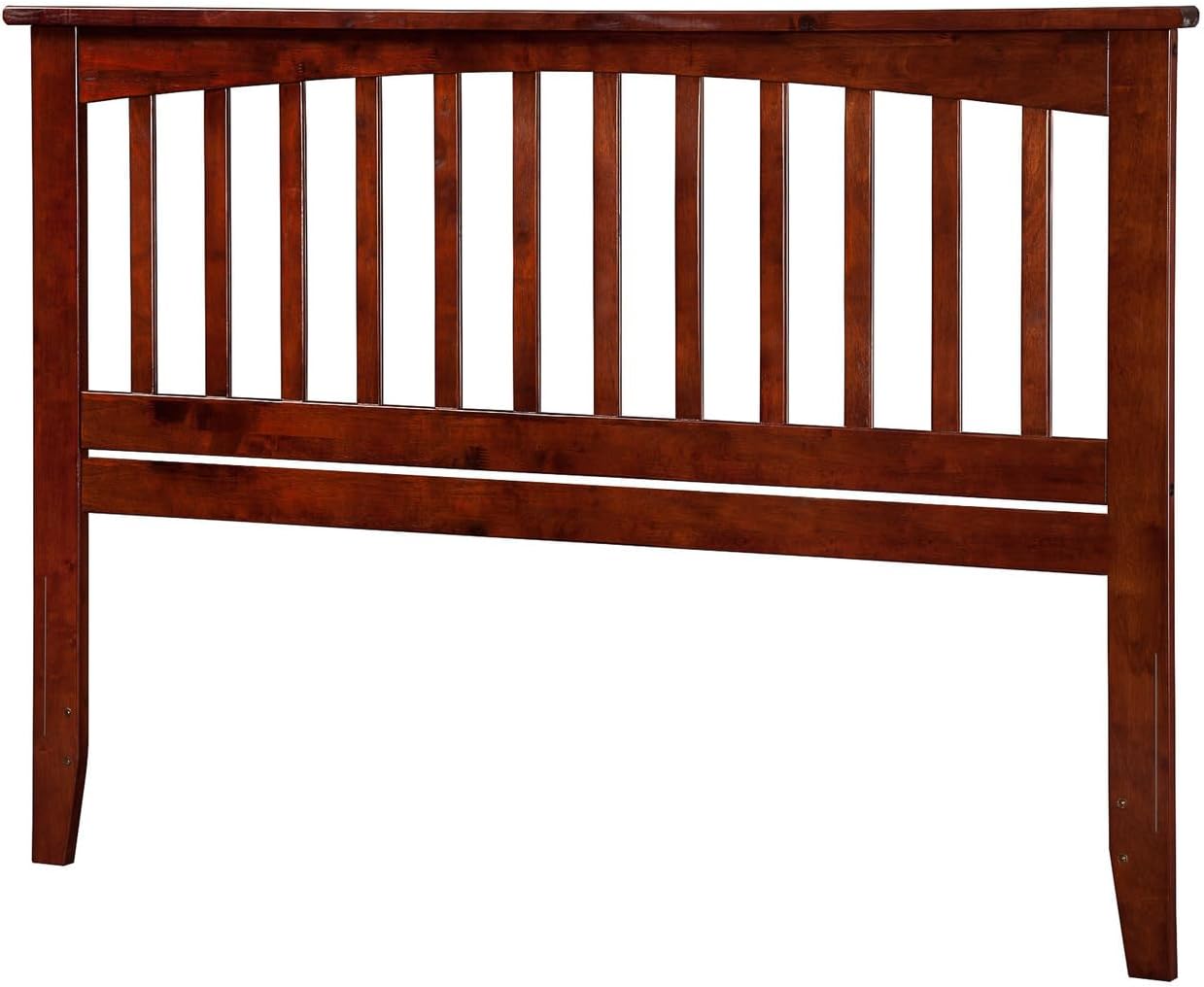 Solid Wood Headboard with Charging Station Bedroom Furniture King/Walnut