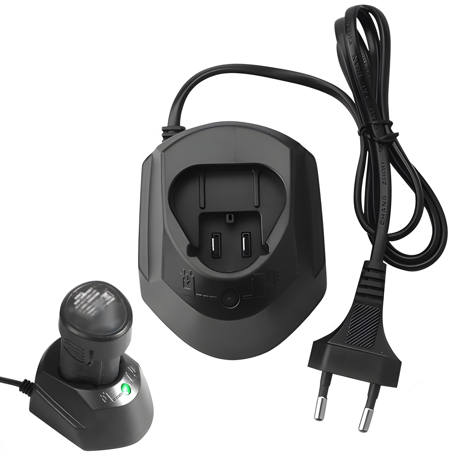 12V Li-ion Ladegerät für Bosch 10.8V-12V AL1115CV, Ladegerät Akkus Schnellladegerät Kompatibel mit Bosch BAT411 BAT412 BAT413, Plug-and-Play