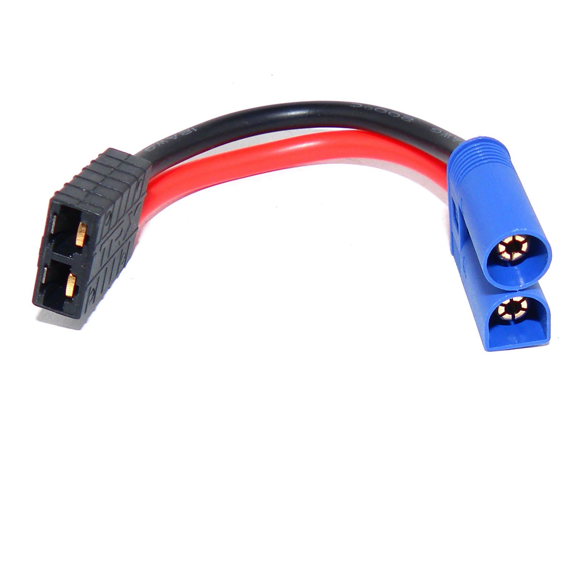 IC5 Connector Cable TRX Female To EC5 IC5 Connector - 12AWG Battery Adapter  For LiPo ESC LiPo Battery Connector