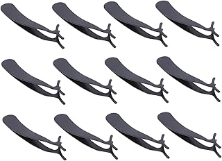 minkissy 12Pcs Eyelash Aid Aplicador De Delineador Pinças De Cílios Falsos Aplicador De Cílios Pinças De Extensão De Cílios Pinças De Cílios Pente De Cílios Miss Aço Inoxidável Cílios