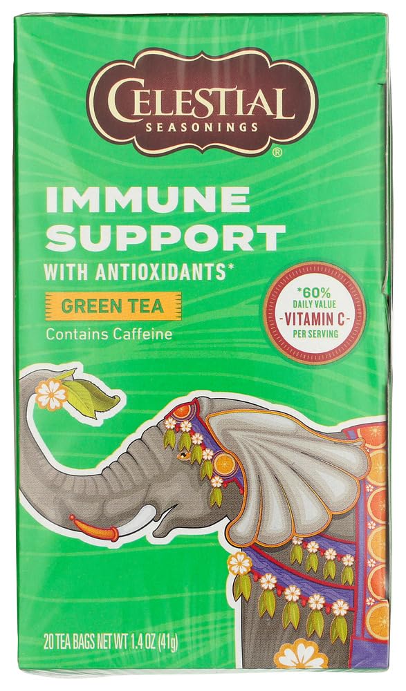 Natural Antioxidant Green Tea Bags with White Tea - 20 CT