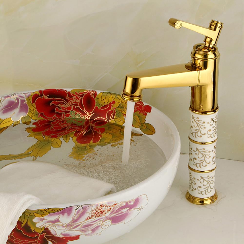 Miscelatore monocomando per acqua calda e fredda con tubi standard, finitura ottone anticato