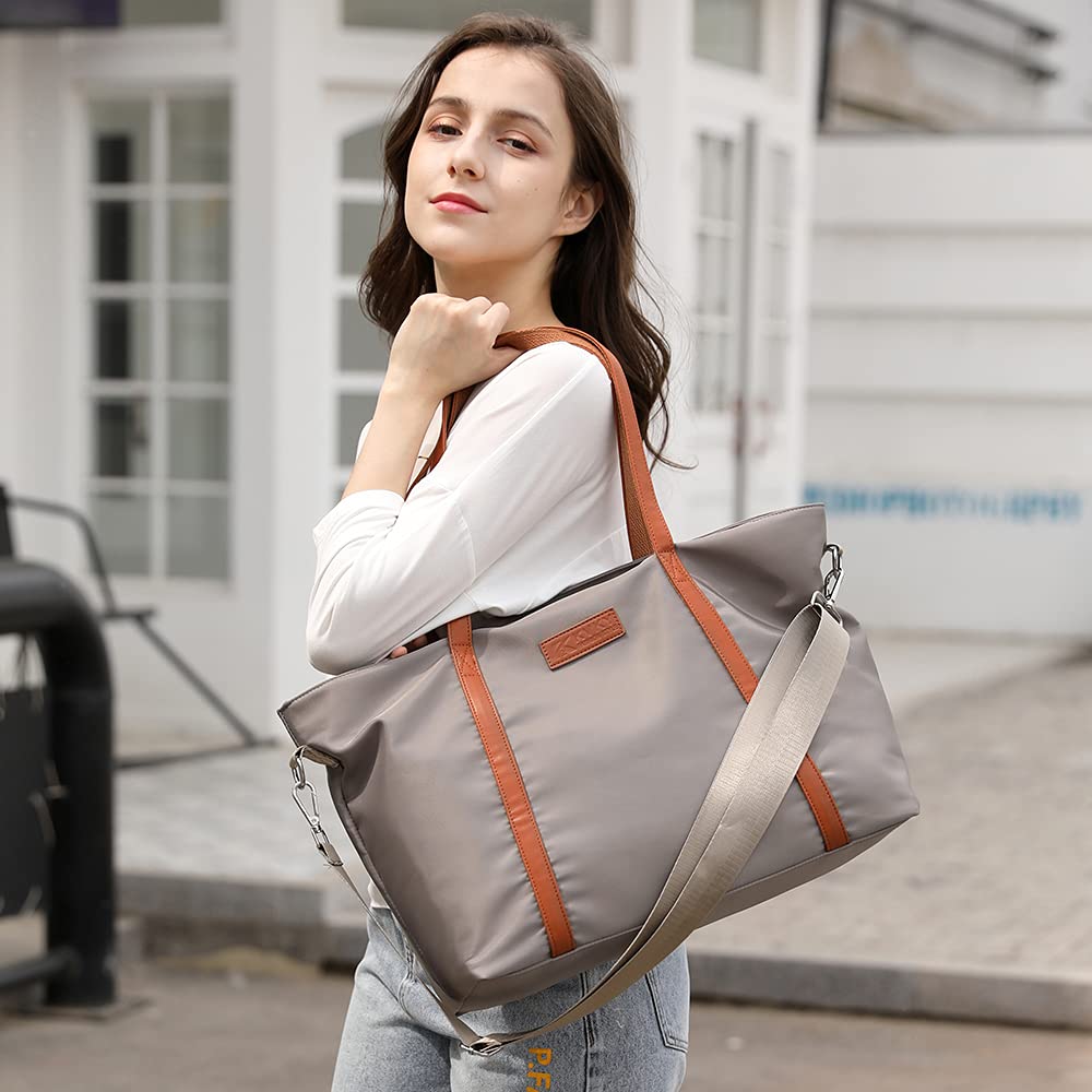 Zhongningyifeng Borsa da Trasporto per Donna in Nylon 15,6 Pollici Portatile a Spalla per Lavoro e Viaggio