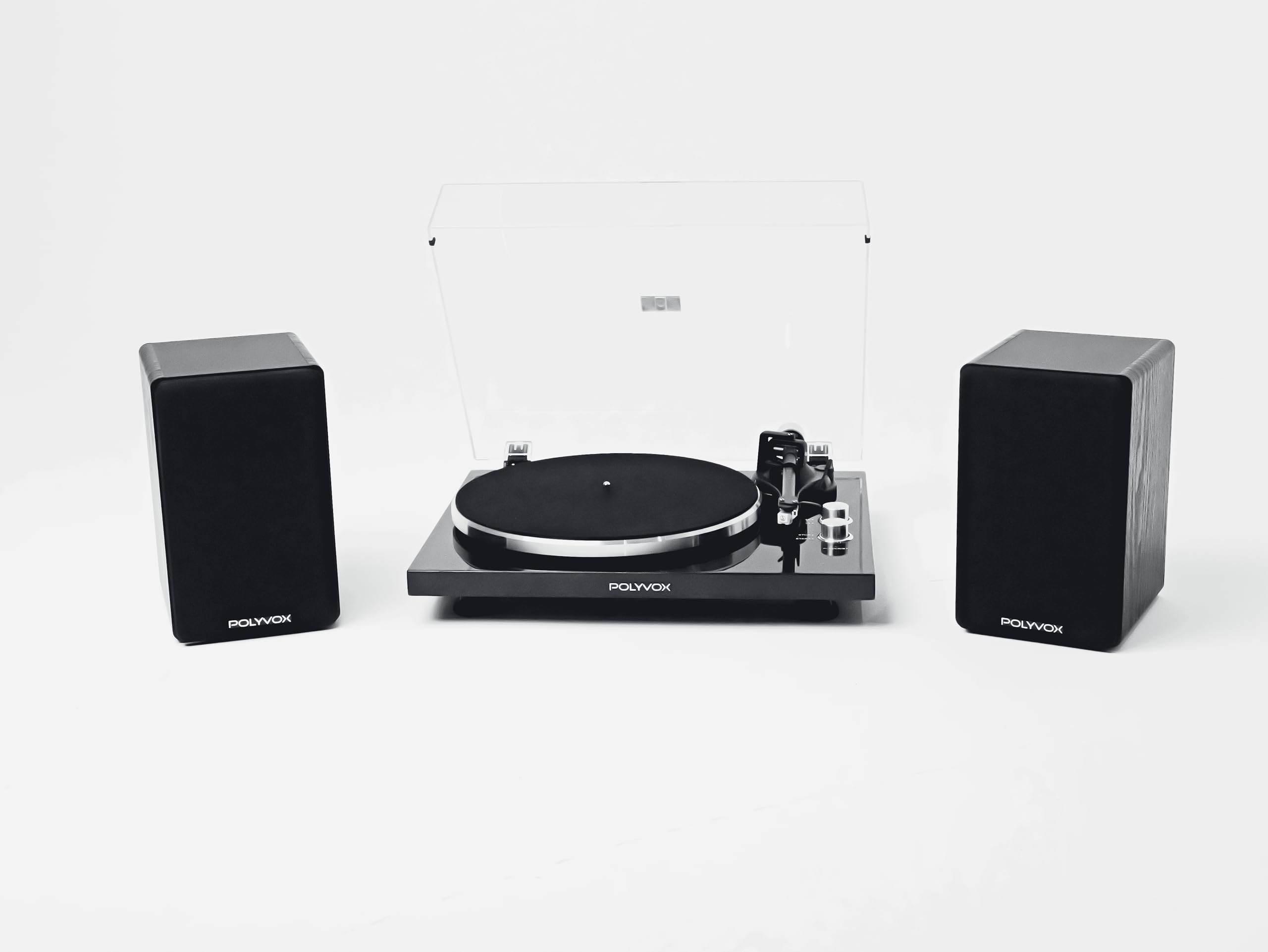 Polyvox, Kit Toca Disco Preto XTD67 + Monitor de Audio Polyvox