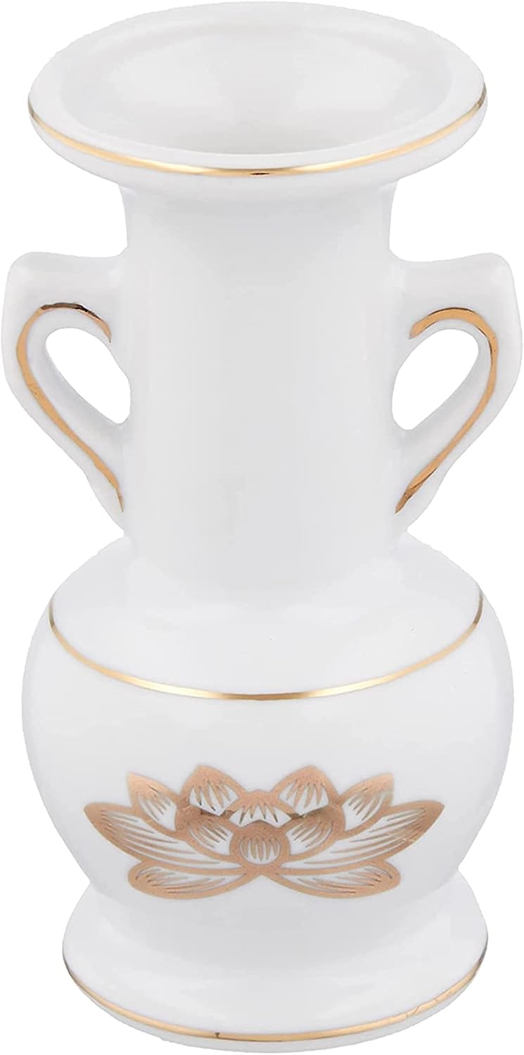Maruesu the Buddhist Altar White Gold Lotus, Buddhist Flower