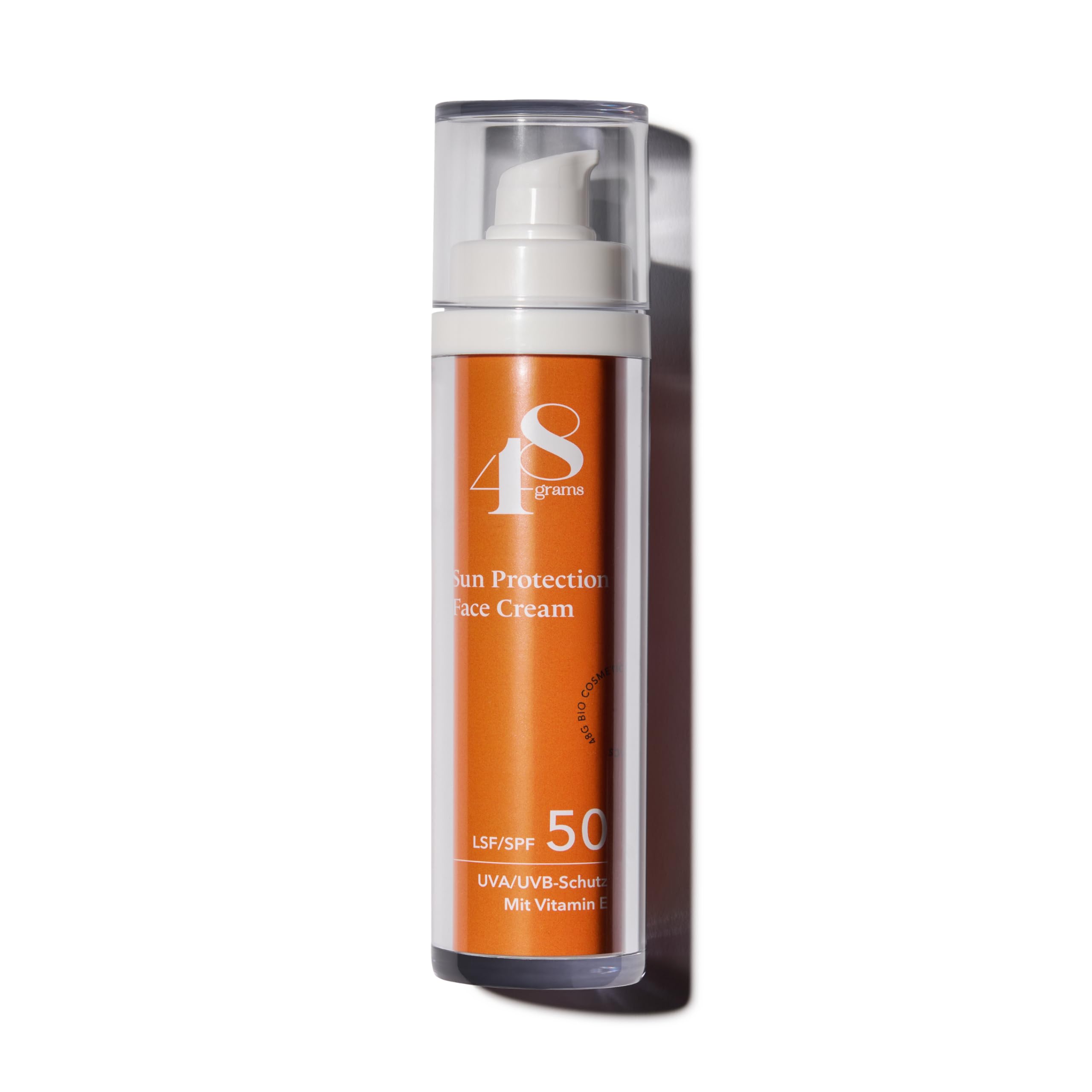 Sun Protection Face Cream – Sonnenschutz Gesicht LSF 50 – Mineralische Sonnencreme mit Zinkoxid – UVA UVB Schutz – 100% Natürlich – Mit Vitamin E – Für Gesicht Hals & Dekolleté