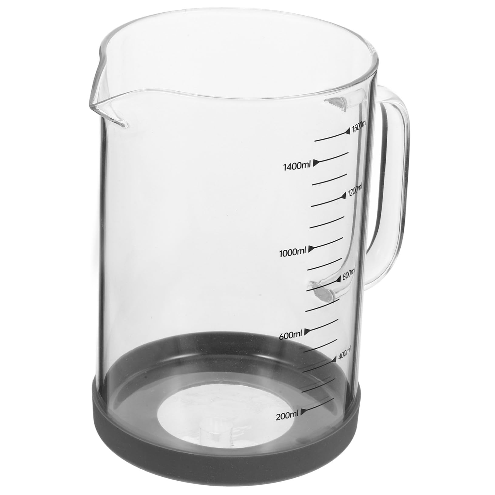 Taza Medidora de Vidrio Borosilicato Portátil con Mango para Líquidos Precisión Café y Cocina