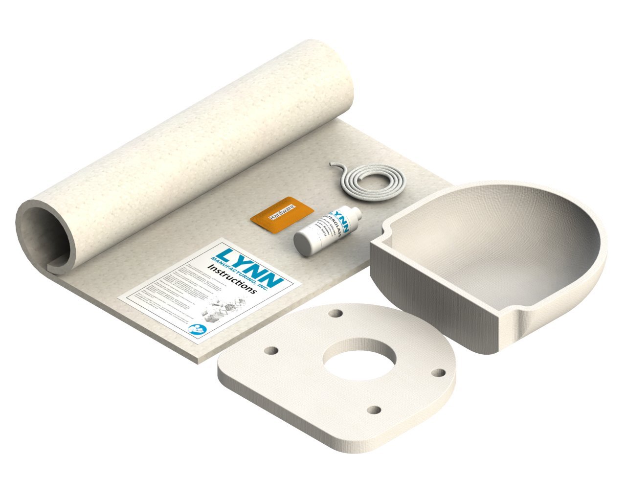 Lynn ManufacturingReplacement Combustion Chamber Kit, Burnham V3, 8202307 & 8202301, 1065