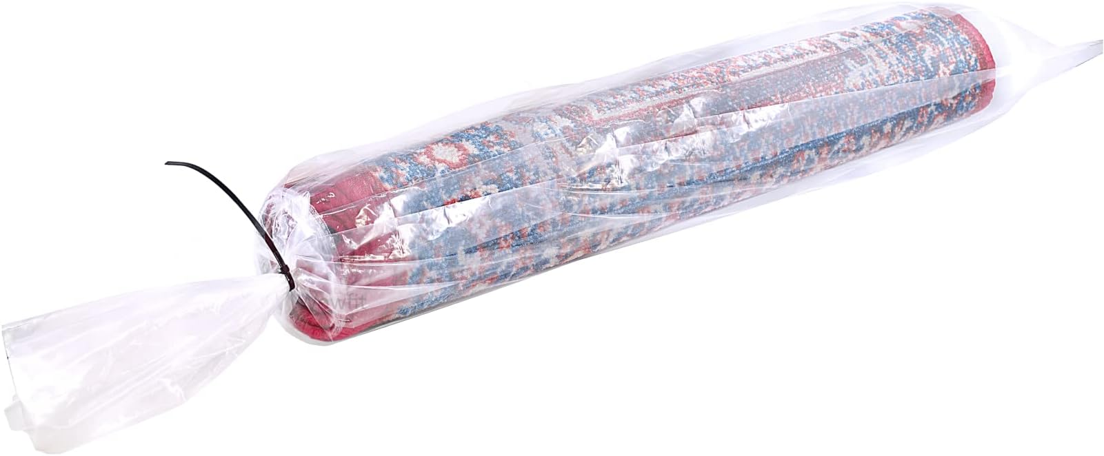 Wowfit Large Plastic Rug Storage Bag with Zip Tie, Fits Rug up to 6'x9', Perfect for Moving, Packing and Shipping