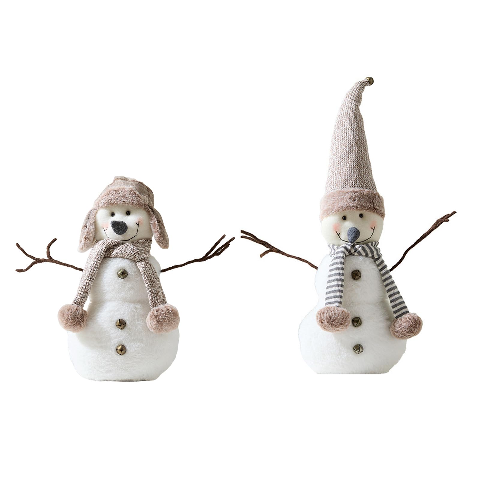 Figurine miniature de Noël, Père Noël, bonhomme de neige, décoration de bureau
