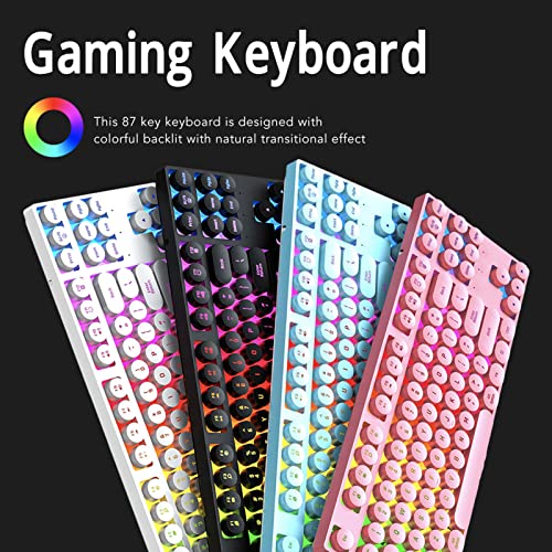 Teclado Gamer Gugxiomfqgxrna37y-12 USB QWERTY miniatura 5