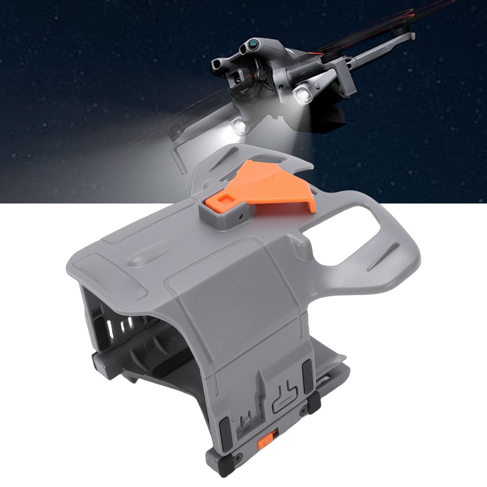 Reflector de Drones Voladores Nocturnos para Mini 5 Pro |Foco Recargable de Doble Luz Giratorio de 360° con Modo SOS