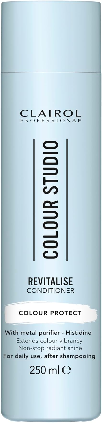Professional Colour Studio | Step 3 Revitalise | Colour Protect Conditioner for Coloured Hair | Prolongs colour vibrancy with non-stop shine | All hair types/colours | Vegan | 250 ml