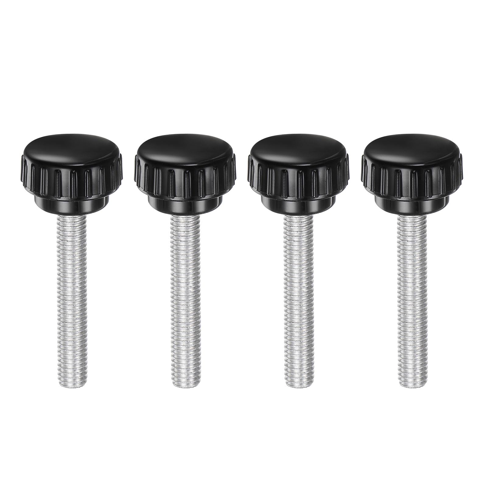 QUARKZMAN 6 stuks gekartelde spanknoppen duimschroeven M6 x 10 mm