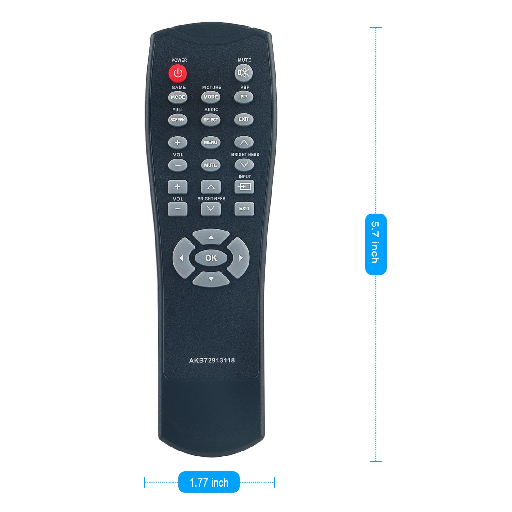 LG 【ジャンク品】LGモニタ43UD79&リモコン（AKB72913118） Television Parts LG – AKB72913118 - Control Remote テレビ
