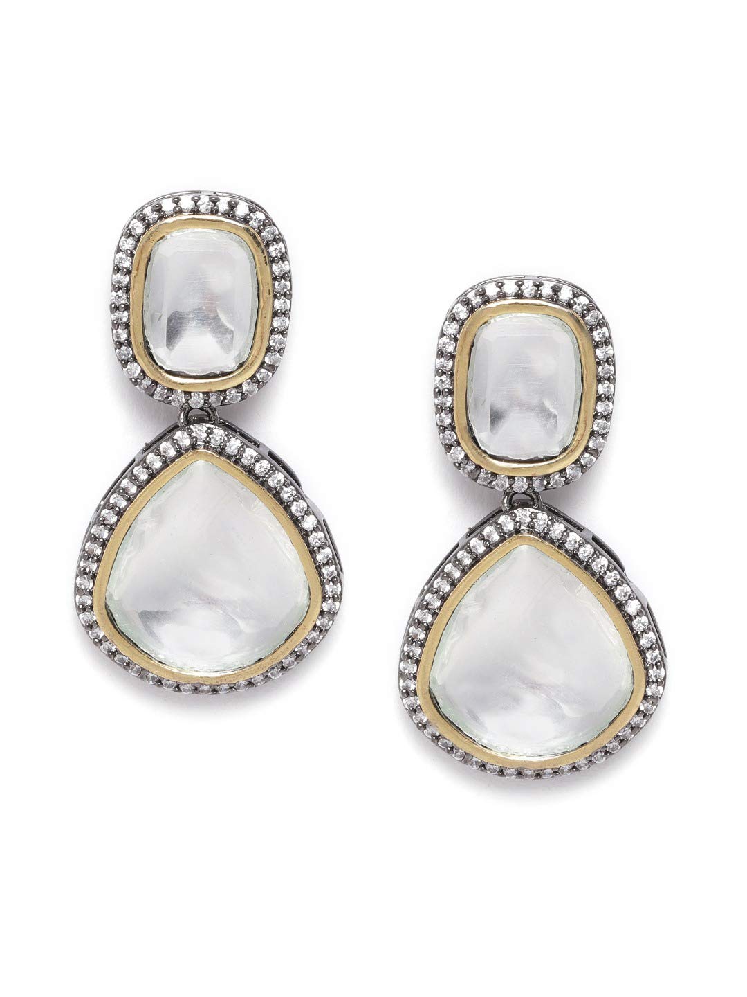 See full amazon price history chart for Priyaasi Elegant Kundan Earrings for Women | Fashionable Geometric Design | Gold-Plated | American Diamond Earrings for Women | Stylish Gift for Girls Priyaasi Elegant Kundan Earrings for Women | Fashionable Geometric Design | Gold-Plated | American Diamond Earrings for Women | Stylish Gift for Girls (B08JVDLFDH) Amazon Price History, Amazon Price Tracker