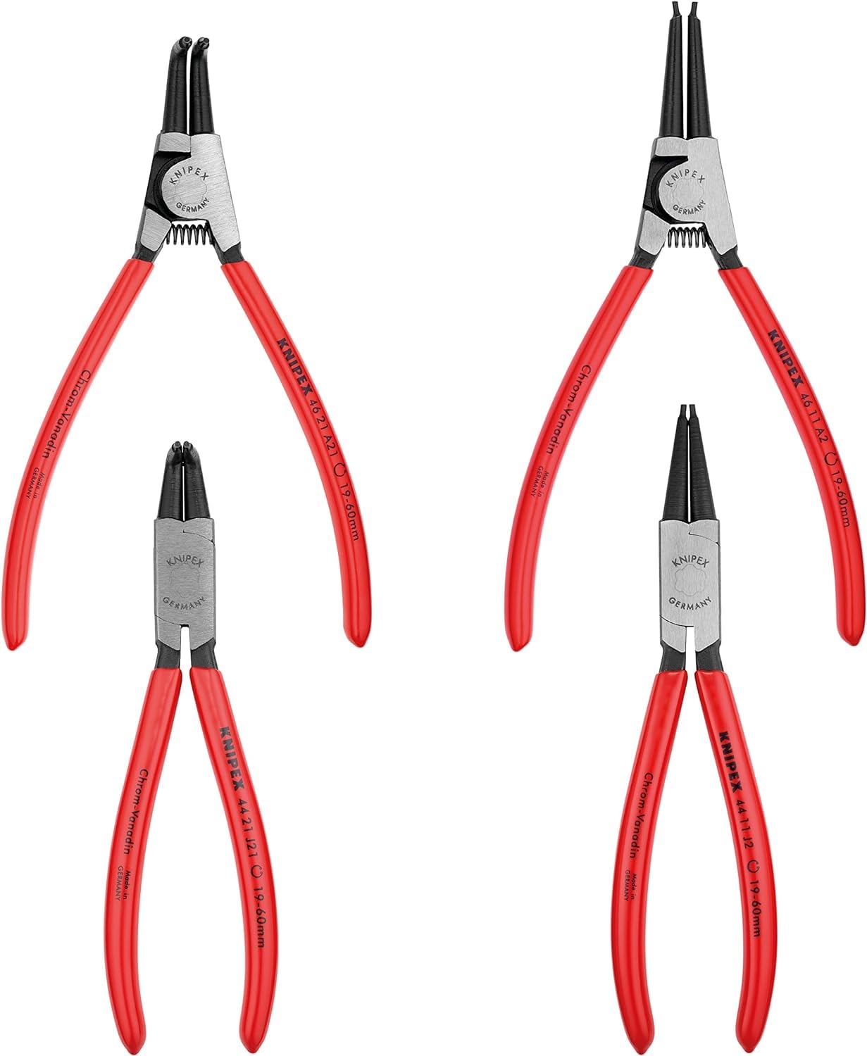 KNIPEX Sicherungsringzangen-Set 4-teilig, 00 19 56
