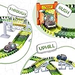Dinosaur-ToysCreate-A-Dinosaur-World-Road-RaceFlexible-Track-Playset-and-2-pcs-Cool-Dinosaur-car-for-3-4-5-6-Year-Up-Old-boy-Girls-Best-Gift