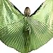 Danzcue 360 Degree Worship Isis Wings, Solid Lime-Green, M-L-Adult