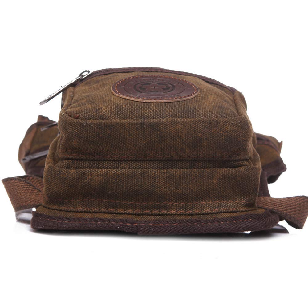 Torba na nogi, torba biodrowa, torba na uda, męska płócienna torba na nogę, torba crossbody, pasek na ramię, biodro, nerka, talia, do podróży, wędrówek, jazdy motocyklem, NIEBIESKI, Jeden rozmiar