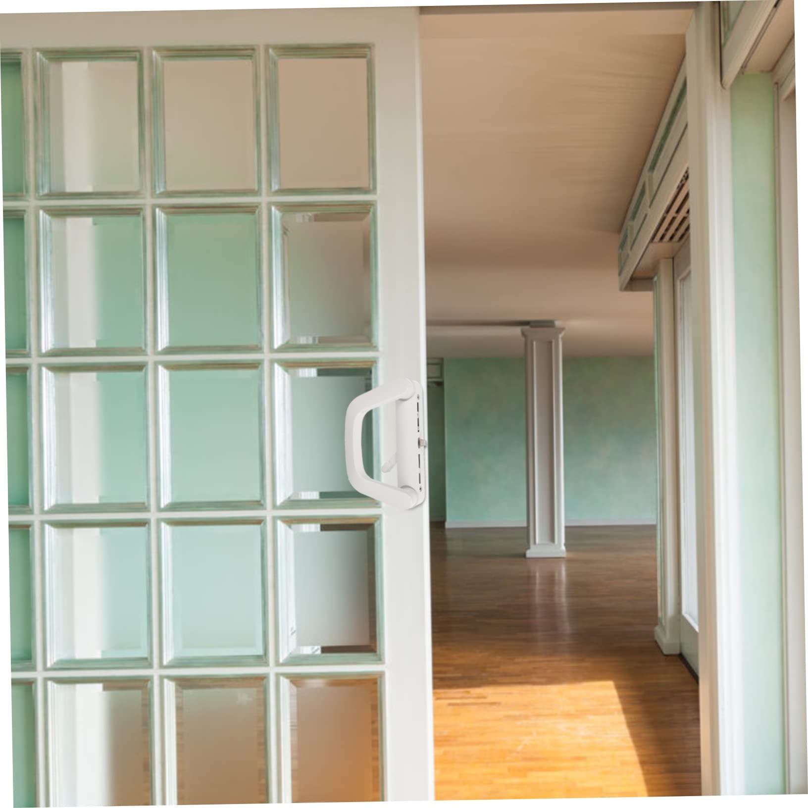 Cerradura De Puerta De Balcón Pestillo Deslizante De Privacidad Cerradura Metálica Enrollable Para Puerta De Casa Accesorios Para Muebles Seguro