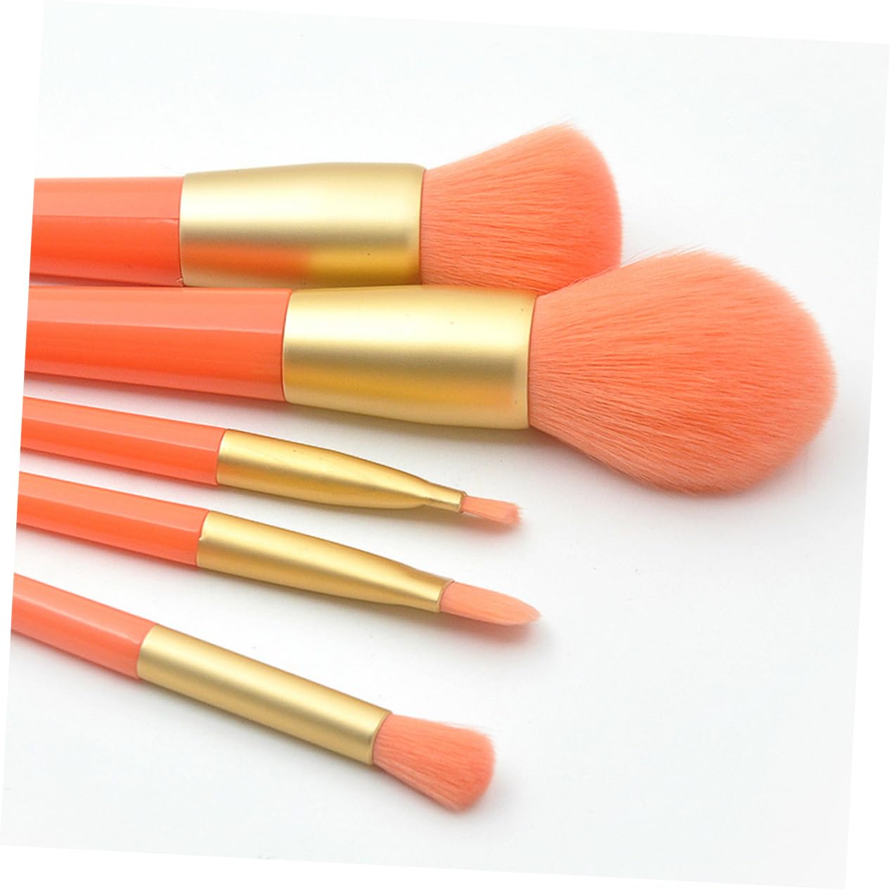 POPETPOP 15stücke Teiliges Tragbares Kosmetik-set Mit Professionellen Make-up-pinseln Zylinderförmige Kunststoffgriffe Für Foundation Blush Und Puder Für Damen Und Make-up-künstler