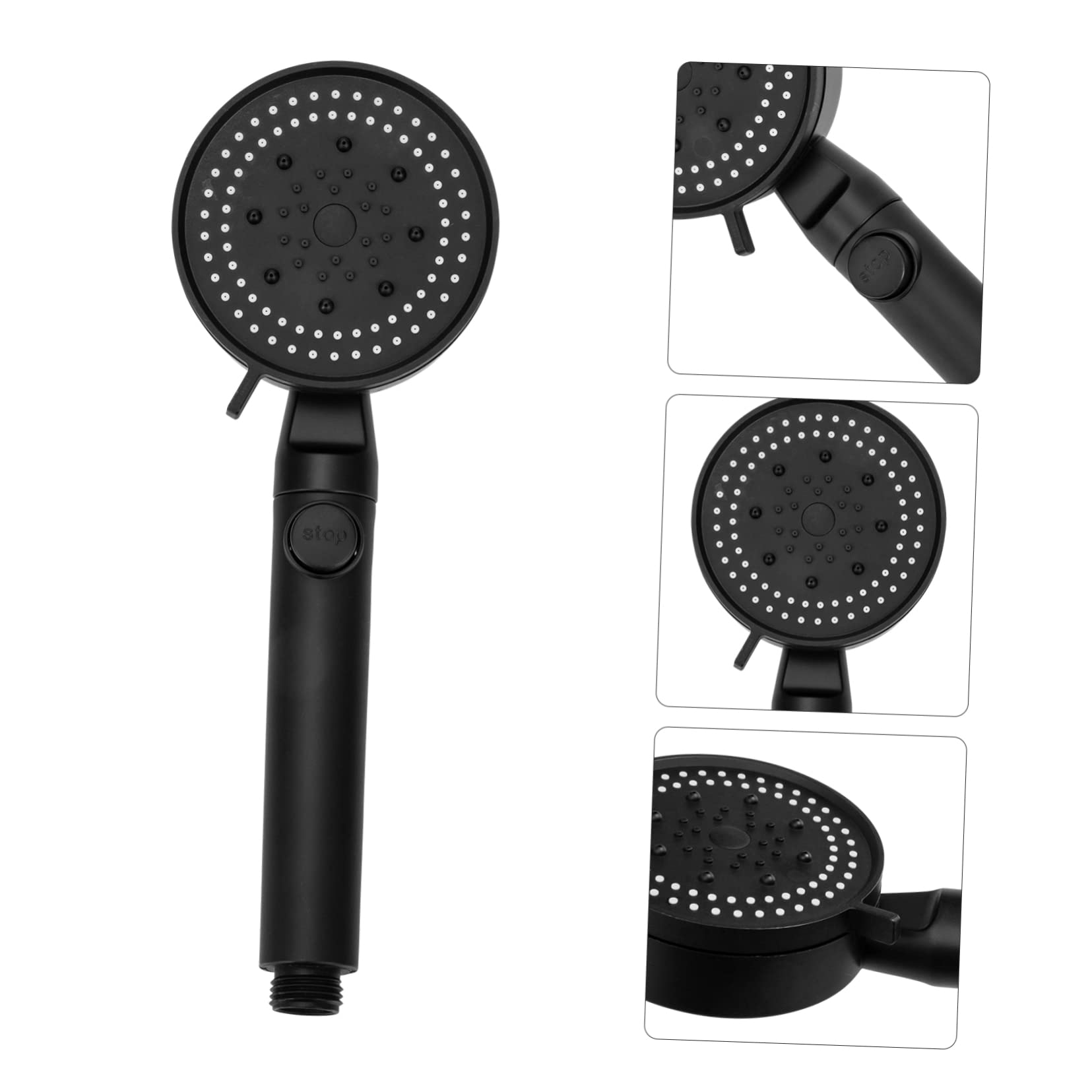 Cabezal de Ducha Boquilla de Ducha presurizada Rociador de Ducha Cabezal rociador de Ducha Juego de boquillas de Mano Abs