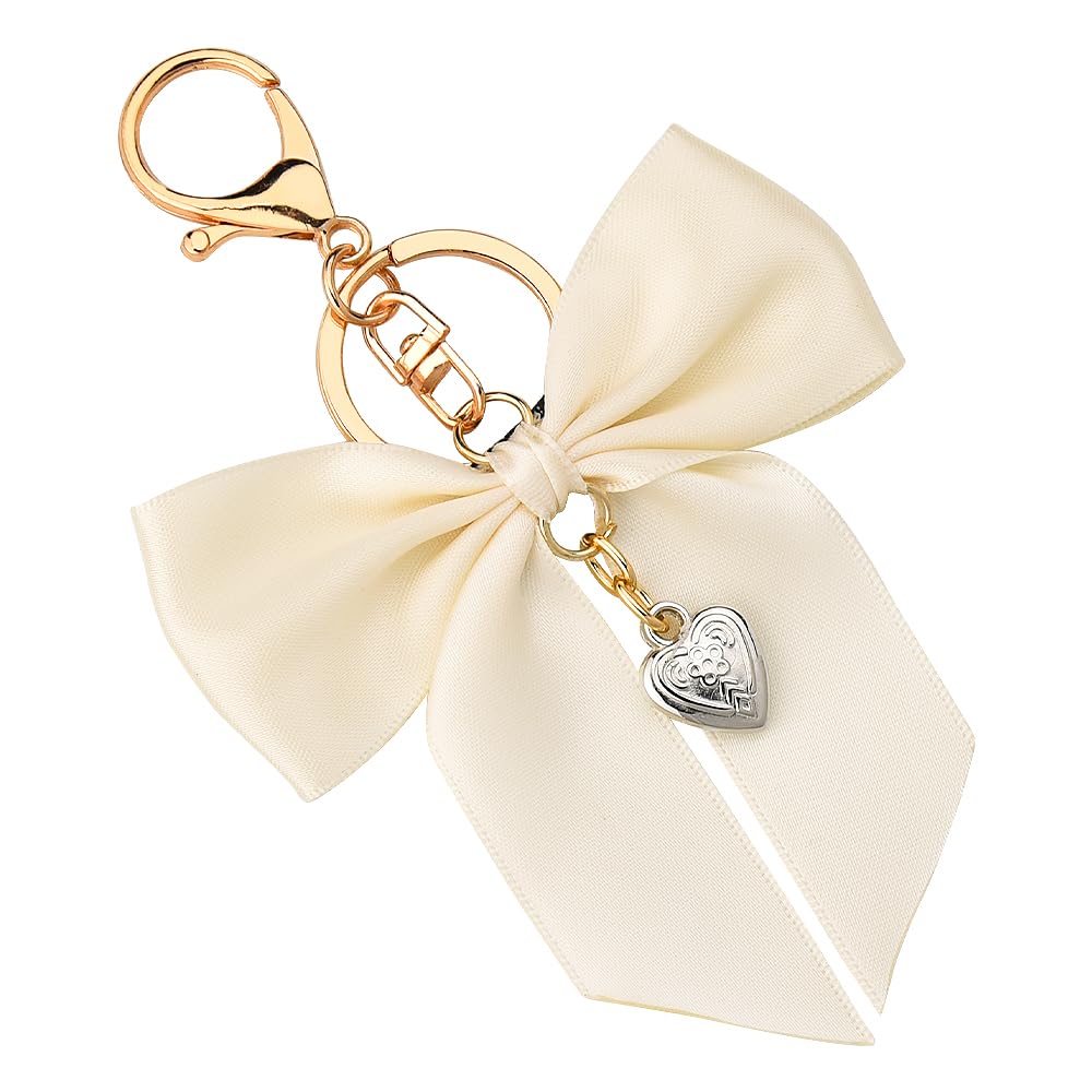 Bow Knot Keychain for Women & Girls - Car Keys & Bag Charms for Handbags
