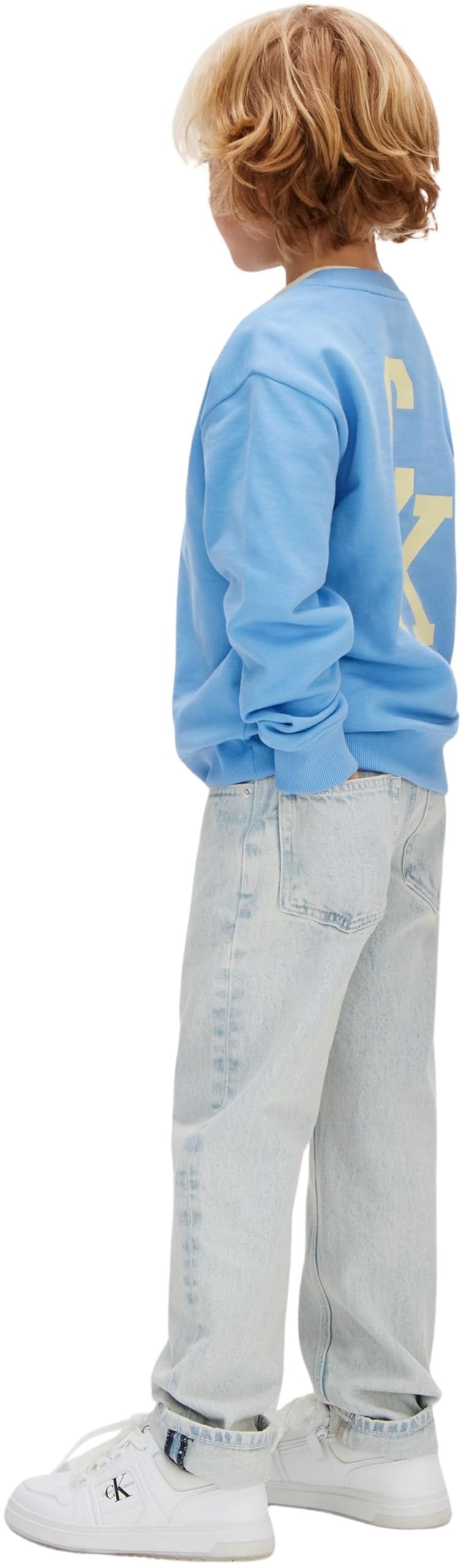 Calvin Klein Beckford Wash Blue Reg. Straight Lvcksjc44b - Otros Pantalones Vaqueros Niños