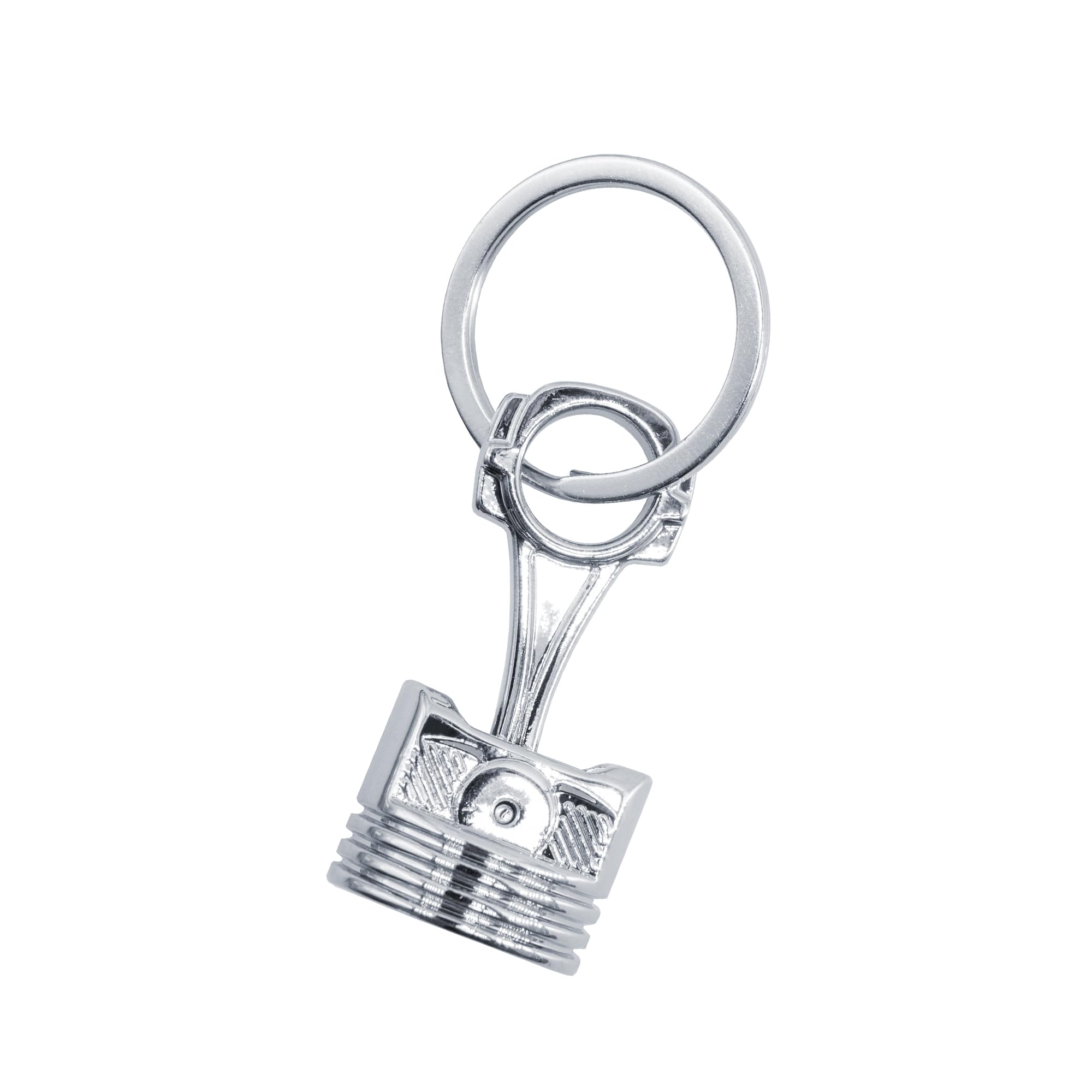 Simoni Racing SRK23 Aluminium Keyring - Chrome Piston Design