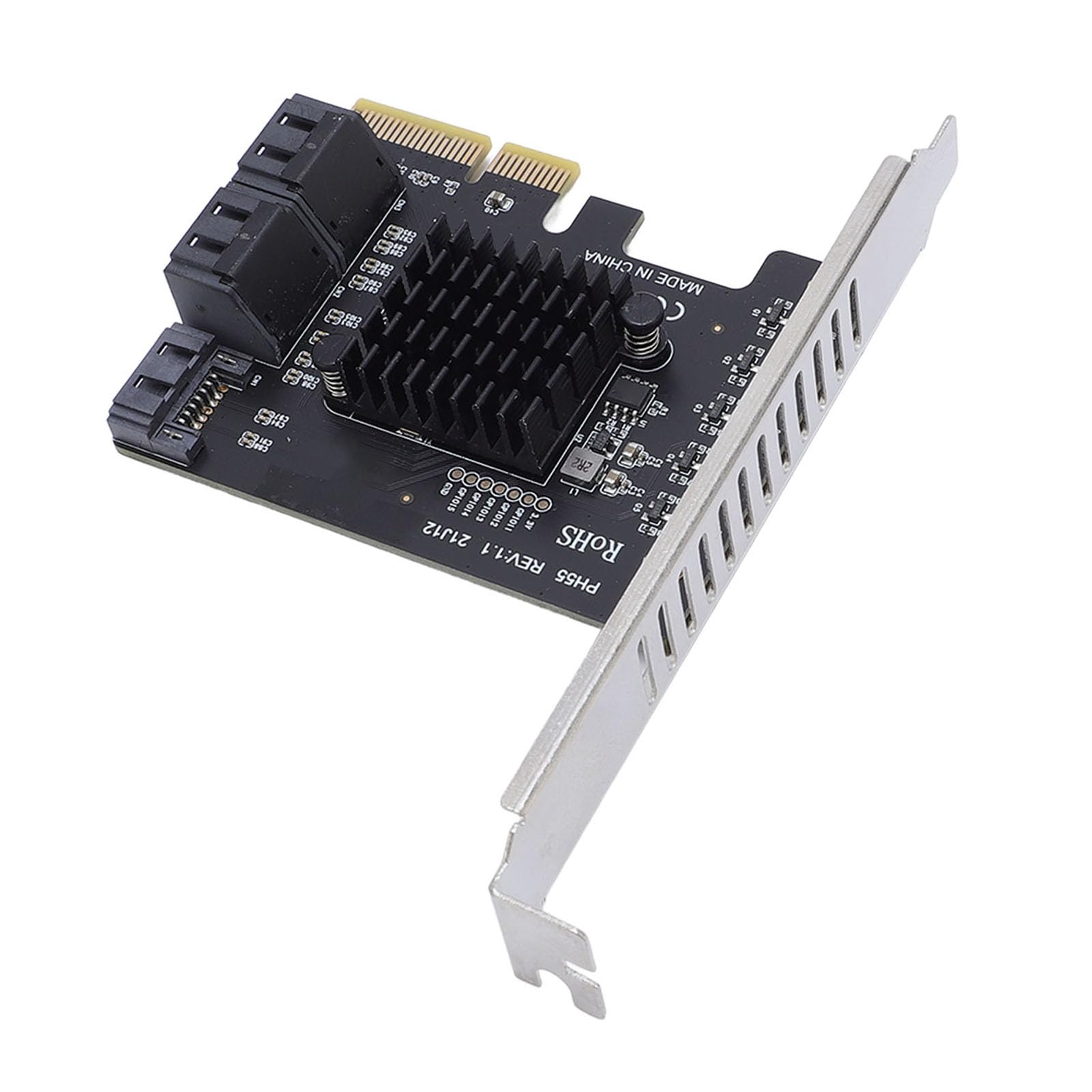 Annadue Scheda di Espansione Serial ATA PCIe a 5 Porte per PC Desktop