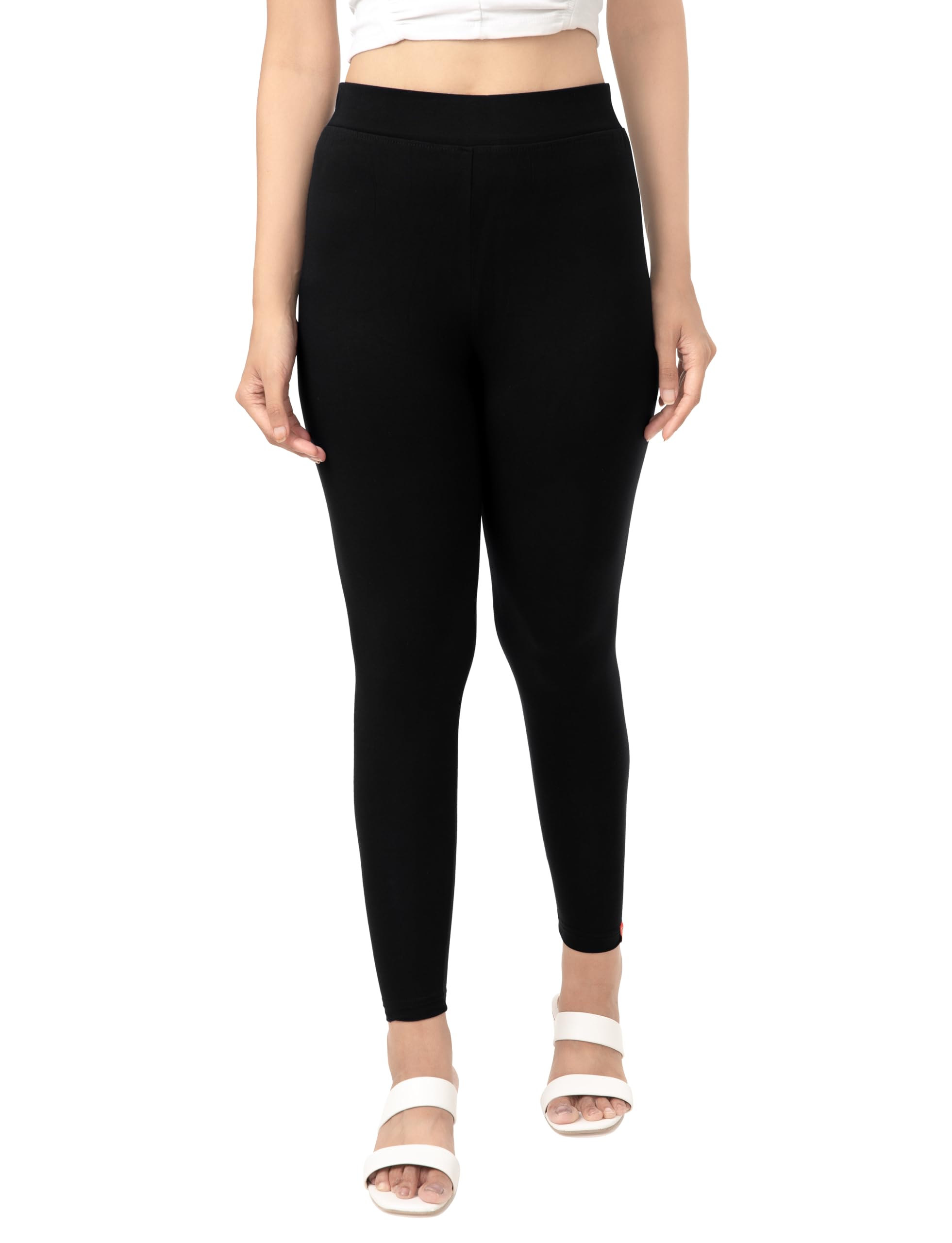 selsia trendy women Selsia Women's Ankle-Length EcoVero Tencel™ Leggings-picture-13