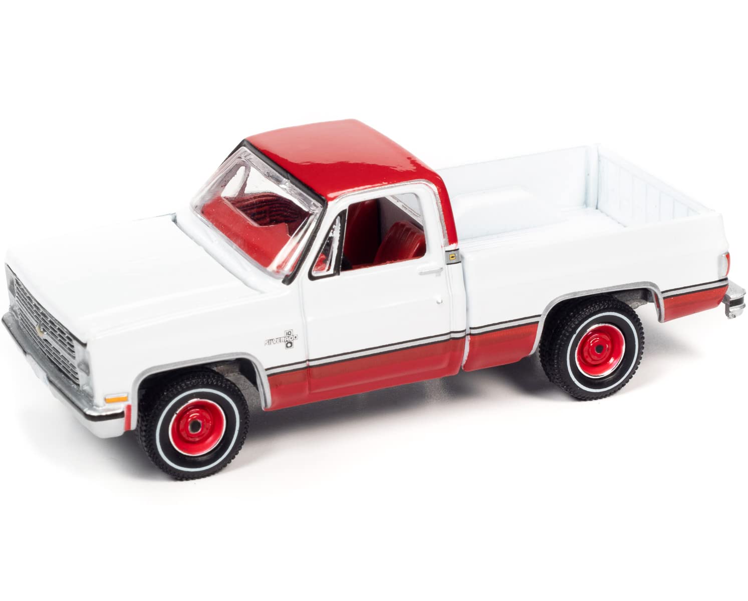Chevrolet Silverado 1974 1/64 Auto World – Bianco, Edizione Limitata, Trovaio Da Fienile - Foto 3