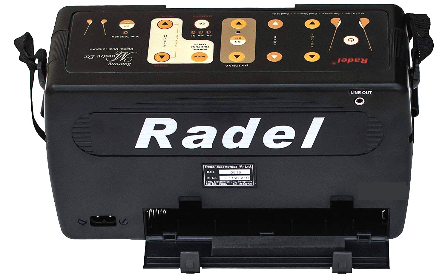 Tanpura Elettronica Radel Maestro DX | Shruti Box Digitale | Con Suono Tabla | Nero - Foto 7