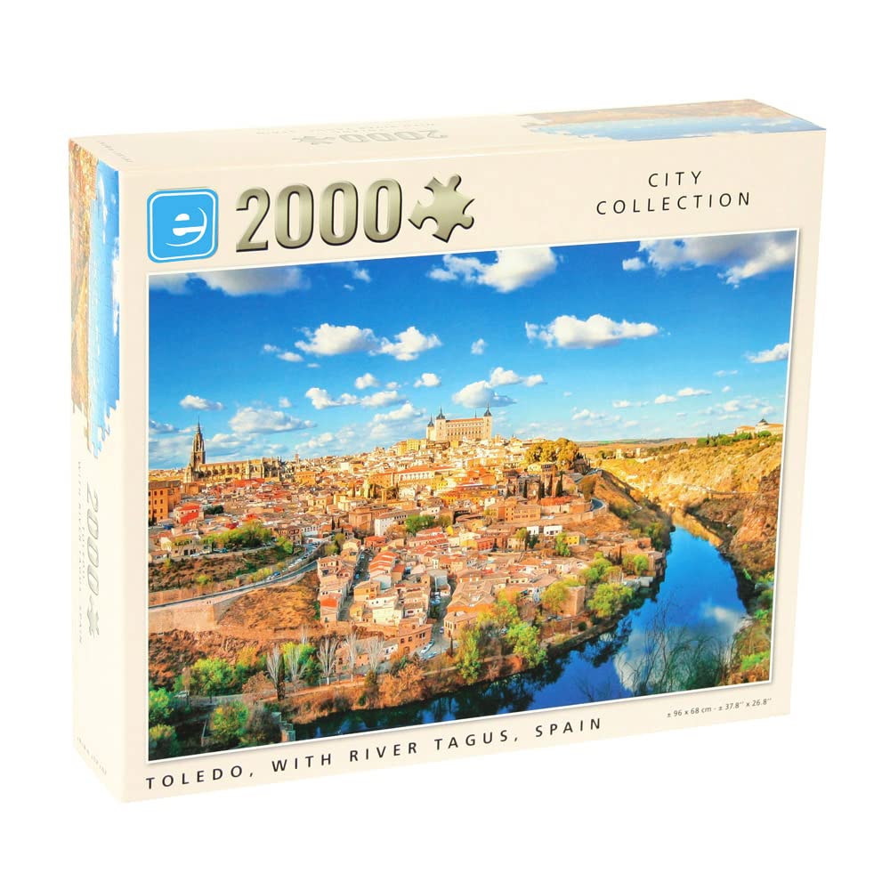 Puzzle 2000 Pezzi – Veduta Di Toledo, Spagna, Immagine Ecstk22 / Shutterstock, Sfida Per Adulti E Appassionati - 6