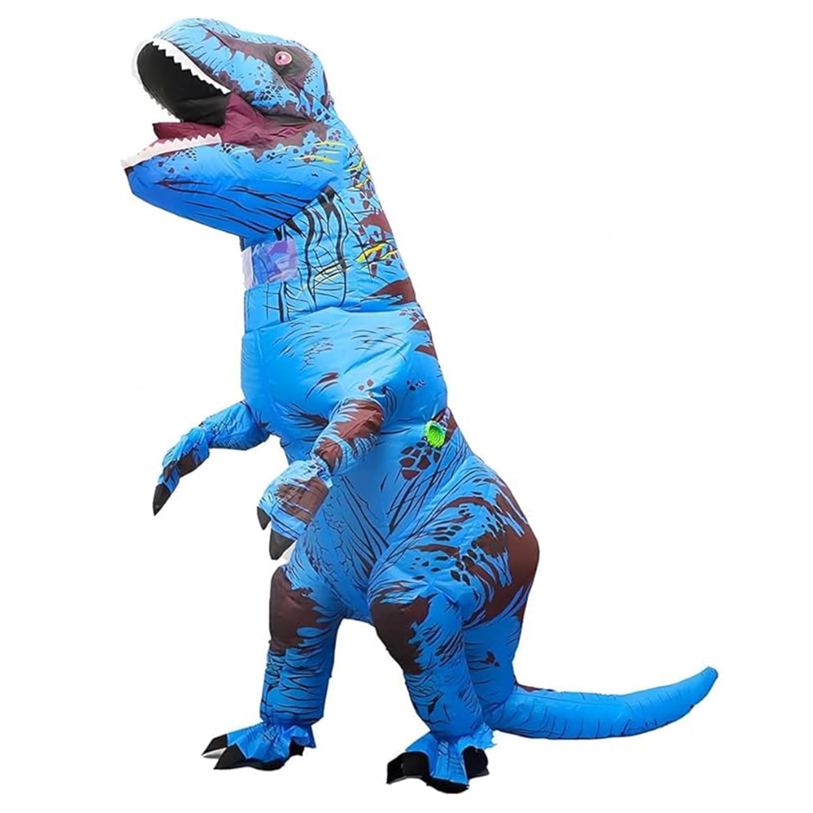 Adults T-Rex Inflatable Costume Fancy Dinosaur Suit Blow up Stegosaurus Jumpsuit Halloween Cosplay Costume