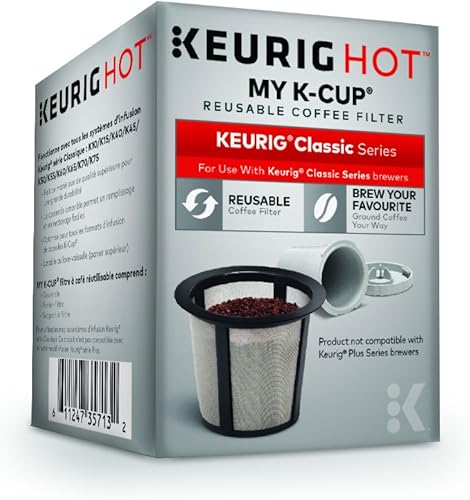 Keurig 119203 My K-Cup filtro de café reutilizable gris modelo actualizado