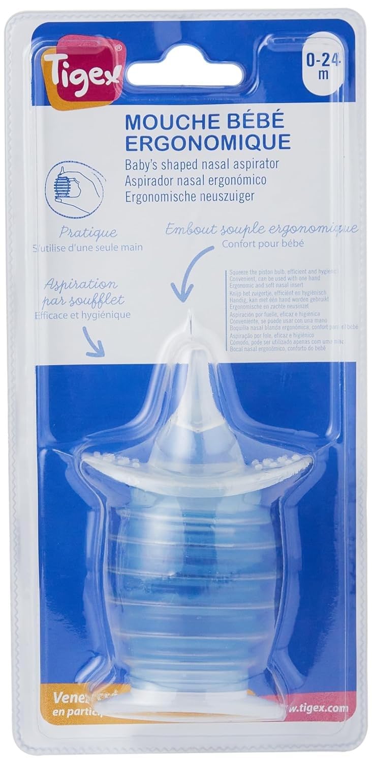 Tigex Mouche-bébé Ergonomique avec Embout Silicone