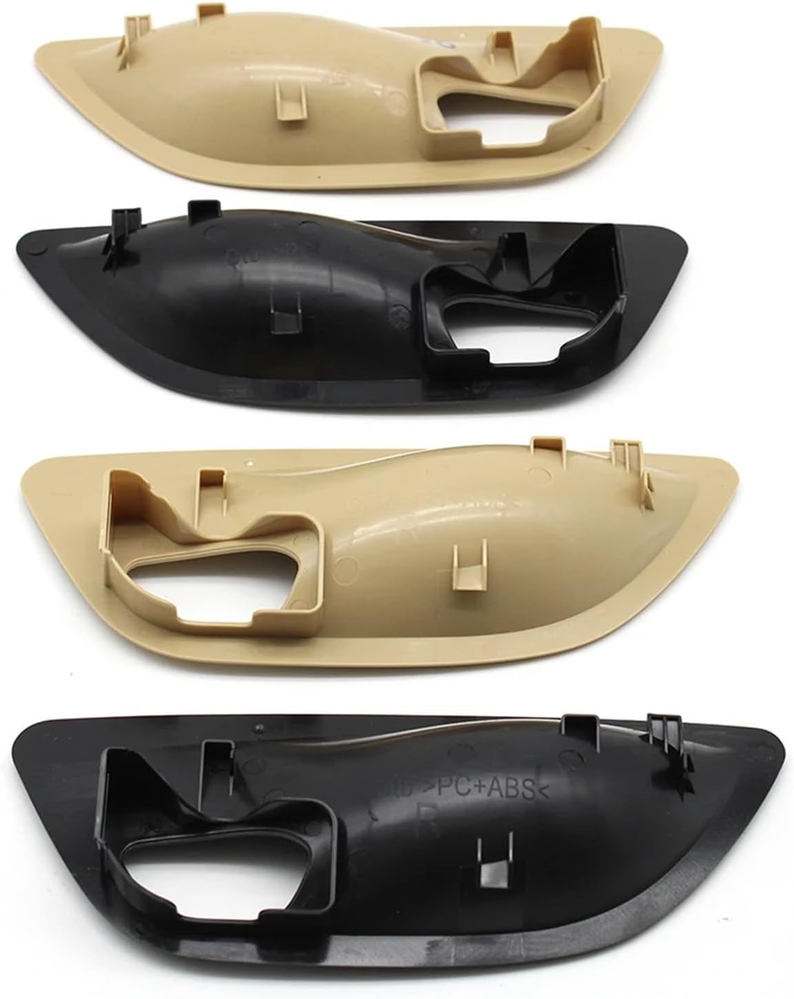 Left Right Interior Door Panel Opening Handle Bowl Cover Trim Replacement for bmws 5 Series F10 F11 520i 523i 525i 528i 535i(Oyster-Left)