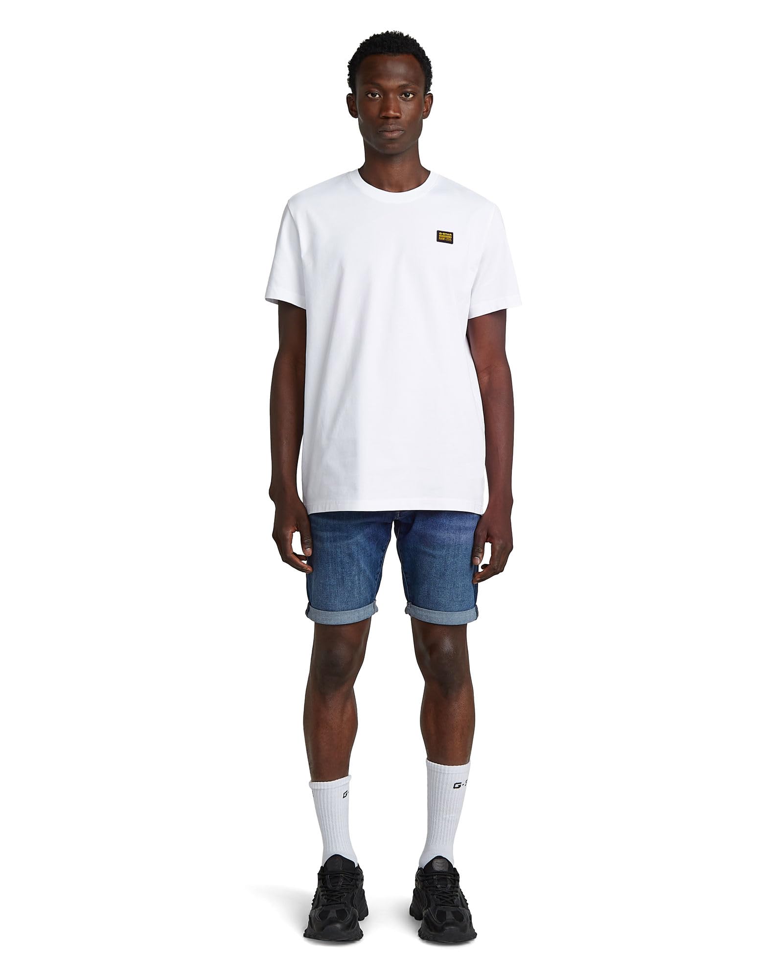 G-STAR 3301 Slim Denim Shorts - Shorty Mężczyźni