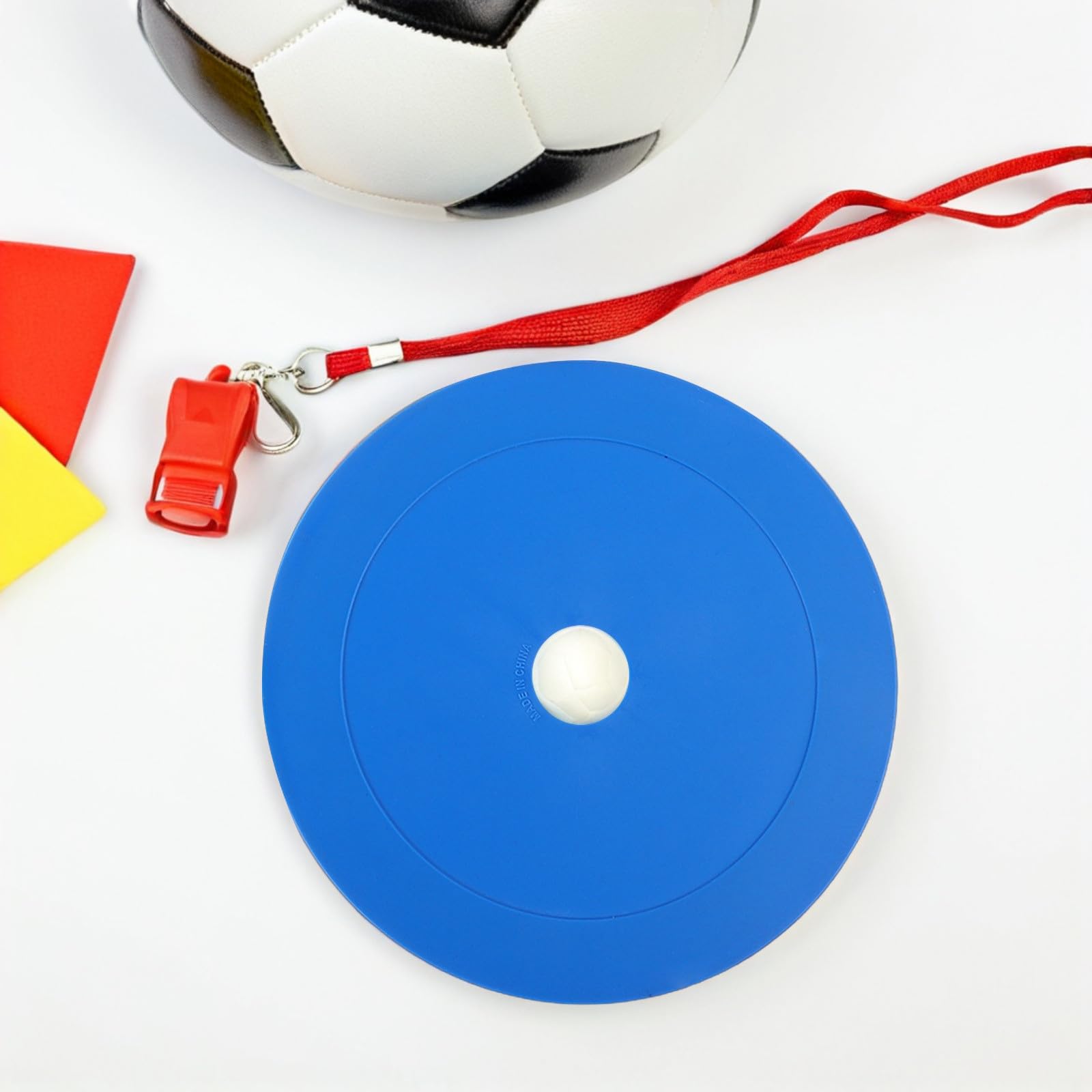 SEWACC Marcadores 25 Piezas de Entrenamiento de Fútbol y Baloncesto Antideslizantes de Plástico Opciones Versátiles de Entrenamiento para Uso en Interiores y Exteriores